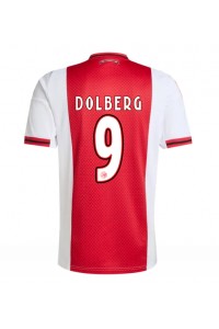 Ajax Kasper Dolberg #9 Jalkapallovaatteet Kotipaita 2025-26 Lyhythihainen